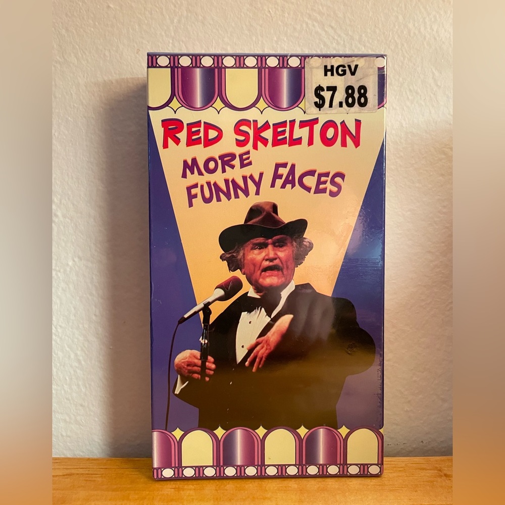 🤡 Vintage Red Skelton More Funny Faces 1996 HGV Home Video Cassette NWT 🤡